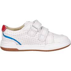 Läder Sneakers Barnskor Clarks Kid's Fawn Solo - White Leather