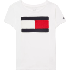 Tommy Hilfiger Girls T-shirts Tommy Hilfiger Kid's Flag T-shirt - Classic White