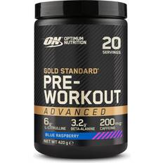 Blauwe framboos Pre-Workouts Optimum Nutrition Gold Standard Pre-Workout Advanced Blue Raspberry 420g