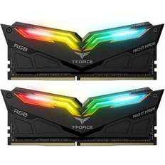 TeamGroup 32 Gt - DDR4 RAM-muistit TeamGroup T-Force Night Hawk RGB Black DDR4 3200MHz 2x16GB (TF14D432G3200HC16CDC01)