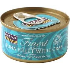 Fish4Dogs Fish4Cats Våtfoder Med Tonfisk Och Krabba För Katter 70 g
