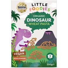 Pasta og nudler Biona Organic Little Foodies Whole Wheat Dinosaurs 250g