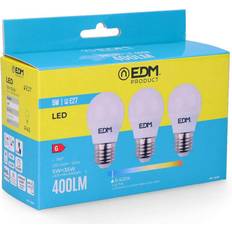 Edm LED-lampa E27 5 W G 400 lm 6400K