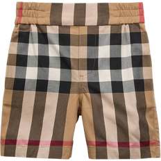 À carreaux Pantalons Burberry Check Cotton Shorts - Archive Beige (80691801)