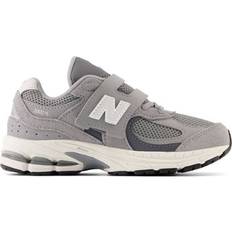 New Balance Grey Trainers New Balance Little Kid's 2002 Hook & Loop - Steel with Lead