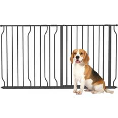 Pawhut Dog Gate Wide Stair Gate