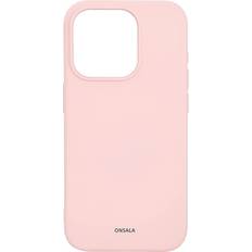 Iphone 15 pro silicone pink Gear Onsala iPhone 15 Pro silikonskal rosa