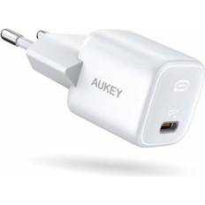 Aukey Baterías y Cargadores Aukey 20W USBC PD GaN Supermini white