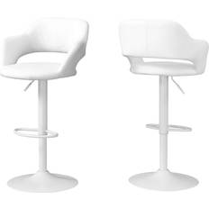 Black - White Bar Stools Monarch Specialties Swivel Modern Bar Stool 36"