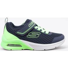 Skechers Boys Running Shoes Children's Shoes Skechers Boy's Microspec Max Gorvix Trainers Navy/Lime Textile