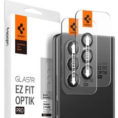 Galaxy z fold 5 Spigen Samsung Galaxy Z Fold 5 EZ Fit Optik Linsskydd 2-pack Svart