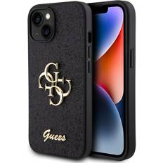 Guess Handyhüllen Guess 4G Metal Logo Case Schwarz