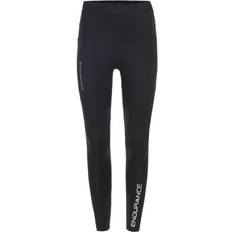 Endurance Collant Endurance Kerir Unisex Long Running Tights Black Female