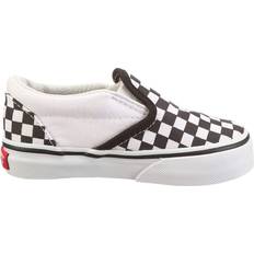 Children's Shoes Vans Toddler's Classic Slip-On - Checkerbrd Black/TrueWhite