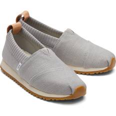 Grey Espadrilles Children's Shoes Toms Kids Youth Grey Drizzle Heritage Canvas Resident Slip-On Shoes