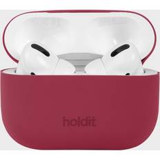 Holdit Tilbehør til høretelefoner Holdit Silicone Case AirPods Pro 1&2 Høretelefoner Velvet