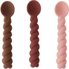 OYOY Barnbestick OYOY Mellow Sked 3-pack Nutmeg/Rose/Choko