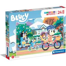 Rompecabezas de suelo Clementoni Supercolor Bluey 24 Pieces