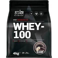 Vassleprotein 4 kg Star Nutrition Whey-100 Myseprotein 4 kg Cookies and Cream