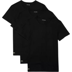 Lacoste Clothing Lacoste Men's Crew Neck T-shirt 3-pack - Black