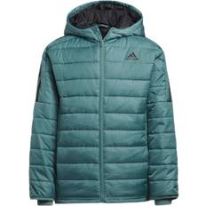 XS Jakker adidas Puffer Jacket Tech Emerald, Unisex, Klær, jakker, Trening, Blå