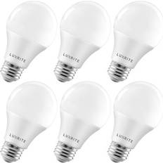 Enclosed fixture led bulbs Luxrite a19 led bulbs 75w equivalent enclosed fixture rated 3500k e26 6-pack