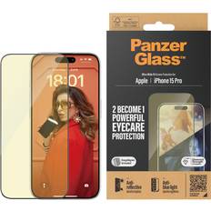 Apple iPhone 15 Pro Schermprotectors PanzerGlass Ultra-Wide Fit EyeCare Screen Protector for iPhone 15 Pro