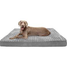 FurHaven XXL kühlendes Gel-Schaumstoff-Hundebett, Ultra-plüschig, Bezug, Plus