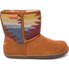 Faux Fur - Women Ankle Boots Minnetonka Tali - Brown Multi