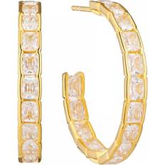 Sif Jakobs Roccanova Circolo Earrings - Gold/Transparent