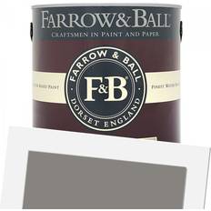 Farrow & Ball Mole's Breath 276 Eco Eggshell Metal Paint, Wood Paint Grey 2.5L