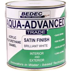 Bedec Paint Bedec Aqua Advanced Satin 2.5L Wood Paint White