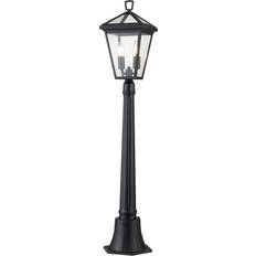 Vidrio Postes de protección Elstead Lighting Alford Place 2-Light Pillar Lantern 2xE14 IP44 203 mm Dimmbar Poste de protección