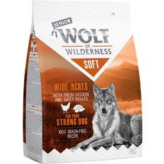 Wolf of Wilderness Senior Wide Acres Kylling hundefoder 2 12kg
