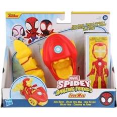 Marvel Spielzeugautos Disney Spidey and His Amazing Friends – Vehicle and Accessory Set Iron Man