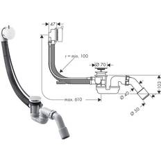 Ensembles de Douche Hansgrohe Flexaplus S 58150000 Chrome