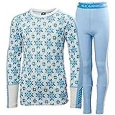 Base Layer sale Helly Hansen Graphic Lifa Merino Set - Bright Blue