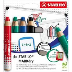 Stabilo Pennetilbehør Stabilo Markdry Sæt Med 4 Og Spidser 1 cm