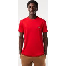 T-shirts Lacoste Men's Pima Crew T-Shirt RED