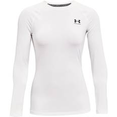 Mujer Capas base Under Armour Ua Hg Authentics Comp Ls White Female