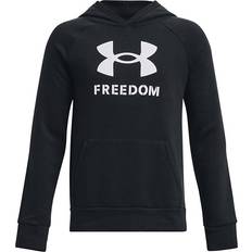 Under Armour Hoodies Children's Clothing Under Armour Kids' Freedom Big Logo Rival Hoodie Black