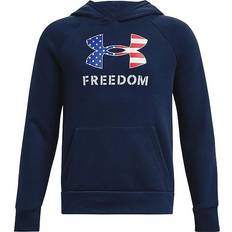 Under Armour Hoodies Children's Clothing Under Armour Kids' Freedom Big Logo Rival Hoodie Navy