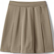 Skirts Lands' End Uniform Ponte Pleat Skirt Khaki Kids