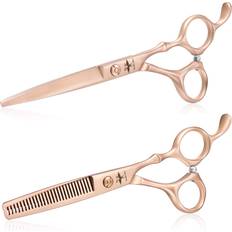Gold Hair Scissors 6 Inch Hairdressing Scissors Set