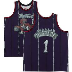 Tracy McGrady Toronto Raptors Autographed Purple Mitchell & Ness 75th Anniversary Swingman Jersey