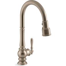 Kohler kitchen faucets with sprayer Kohler Artifacts Single-Handle Sprayer Brown