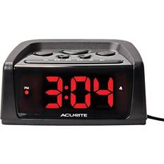 Alarm Clocks AcuRite 13019W2 5.4-inch Intelli-Time Alarm Clock