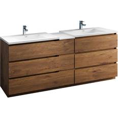 Bathroom Cabinets Fresca Lazzaro 84 Double