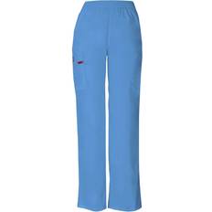 Dickies Women's Signature Elastic Waist Scrubs Pant, Ceil Blue