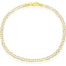 Anklets Simona 14K Gold Plated Mariner Chain Anklet GOLD One